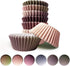 qiqee 300PCS Standard Gradient Cupcake Liners Cupcake Cups 6 Designs Coffee Gradient Cupcake Papers Baking Cups Cupcake Wrappers (Medium Size)...