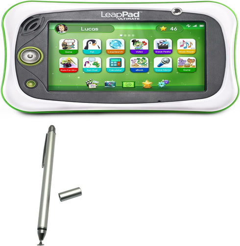 BoxWave Stylus Pen Compatible with Leapfrog LeapPad Ultimate - DualTip Capacitive Stylus, Fiber Tip Disc Tip Capacitive Stylus Pen for Leapfrog Le...