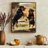 HMDIIMGE Diamond Painting Kits for Adults, Two Rottweilers Playing Catch in The Yard 5D DIY Diamond Art Kits Full Drill Diamond for Gift Wall Deco...