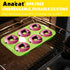 Anaeat 2 Pack Donut Pan Silicone Baking Mold, Just Pop Out! Non-Stick Doughnuts Baking Pans BPA Free for 6 Full-Size Donuts, Muffins, Cake Biscuit...