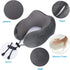 Travel Pillow, Best Memory Foam Neck Pillow Head Support Soft Pillow for Sleeping Rest, Airplane Car & Home Use (Grey)...