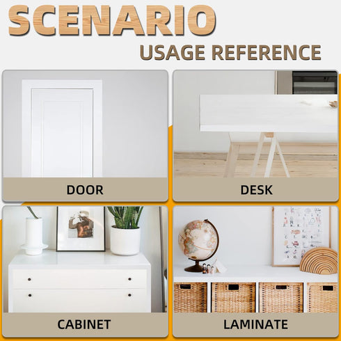 Melamine Edge Banding, 2 inch x 25ft White Edge Banding with Hot Melt Adhesive Pre-glued Cabinet Edge Banding Flexible White Veneer Edging for Ply...