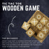 Wooden TIC TAC Toe Game Coffee Table Decor Family Game Night Indoor Outdoor Fun Games for Teens and Adults Classic OX Wood Board Game TicTacToe...
