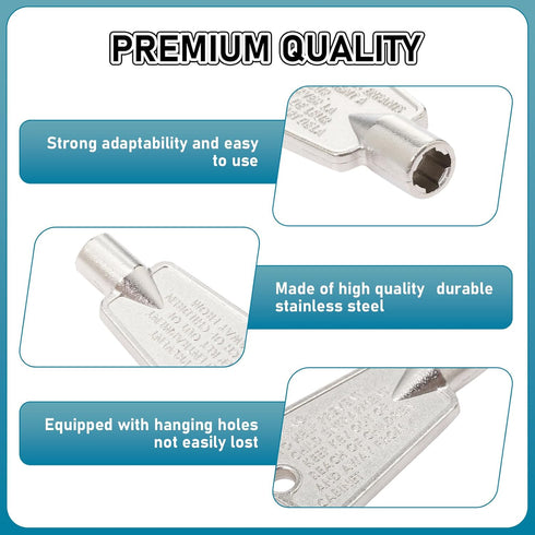 216702900 Metal Freezer Door Keys, Compatible with Frigidaire, Kenmore, GE, Replaces AP4071414 PS2061565 AP2113733 AP4301346 PS1991481 06599905 08...