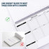 Weekly Planner To Do List Pad - 8.5x11" 52 Sheets Spiral - Desk Notepad with Multiple Sections - Undated Planning Notebook Checklist, Todo Agenda ...