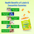 Eye Vitamins Lutein & Zeaxanthin Gummies, Sugar Free Eye Health Supplements with Bilberry, Astaxanthin - Support Blue Light, Visual Function and M...