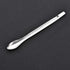 uxcell Micro Scoop 105mm Stainless Steel Reagent Sampling Lab Spoon Spatulas for Laboratory 5Pcs...
