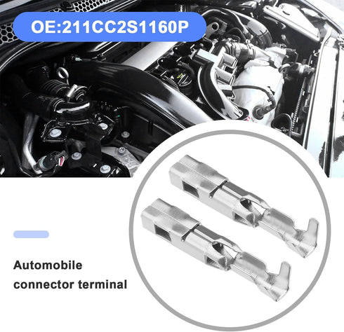 50Pcs 1.5mm Car Female Connection Terminal 211CC2S1160P Compatible with Delphi Female Terminal Connectors Automotive Wiring Harness Connector...