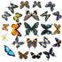 Real Dried Dead Butterflies with Spread Wings Shaped, Natural Unmounted Butterfly Specimens for Art, DIY Decorations, Taxidermy and Gifts for Kids...
