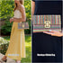 Summer Straw Clutch Purses for Women Woven Beach Bag Evening Purse Envelope Clutch with Detachable Strap...