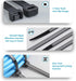 Zip Ties Assorted Sizes(4”+6”+8”+12”), 400 Pack, Black Cable Ties, UV Resistant Wire Ties by ANOSON...
