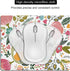 Small Mouse Pad Cute, Mini Mouse Pads for Wireless Mouse and Laptop, Travel Mousepads with Designs - Abstract Floral, Portable Mousepad with Non-s...