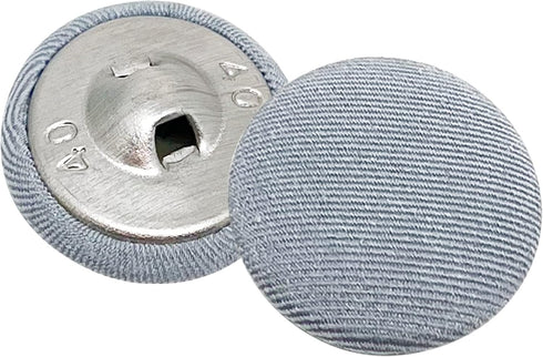 20Pcs Flatback Fabric Covered Button for Suits Gowns Blouses DIY Sewing Accessories,25mm/1in(8#;Light Blue)...