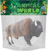 Gemini&Genius North American Bison Figurine Animal Toy, Bull Action Figure, Wildlife Play Toy for Kids, Hand Painted, Realistic and Durable Toys f...