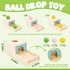 Adena Montessori Object Permanence Box with Tray Three Balls Montessori Toys for 6-12 Months Baby 1 Year Old Infant Toddler (Small Box - for Boy)...