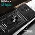 CCSmall for Motorola Edge 40 Case with Slide Camera Cover for Men, Military Grade Drop Protective Phone Cover Case with Ring Kickstand for Motorol...