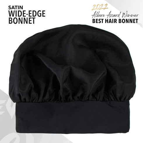 Evolve Satin Wide Edge Bonnet Black...