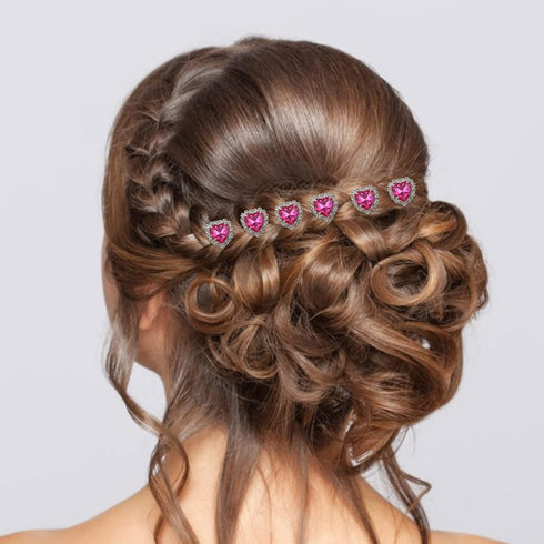 Rhinestones Buttons Embellishments, 30 Pcs Heart Rhinestones for Crafts Flatback Pearl Crystal Rhinestone Buttons for Sewing DIY Clothing Wedding ...