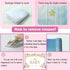 DASHAN 7x5ft Polyester Baby Shower Backdrop Welcome Our Little Princess Silver Crown Pink Photography Background for Newborn Baby Shower Baby Girl...