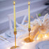 10 Inch Taper Candle, Set of 12,Tapered Candles Burn for 7 Hours, Long Sticks,Tall Candlesticks, Dinner Party, Wedding, Halloween (25cm, Gold)...