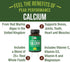Plant Based Calcium - Red Marine Algae Calcium Supplement with Vitamin C, D3, K, Magnesium, and Whole Food Vegetable Blend. Vegan Capsules for Bon...