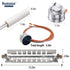 WR51X10055 Refrigerator Defrost Heater Kit,WR55X10025 Temperature Sensor,WR50X10068 High Limit Thermostat Fit for G-E by Romalon