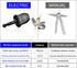 HVAC Repairing Kit?Air Conditioner Copper Tube Expander Swaging Tool ?1/4'' Hex Shank Manual Copper Pipe Swage Tool?Expander Boring Drill Bit 1/4'...