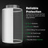 VIVOSUN 8 Inch Prefilter for 8" Carbon Filter, White, 17.72" Long...
