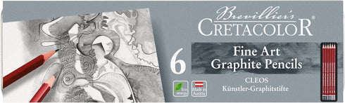 CRETACOLOR Fine Art Graphite Set, Set of 6...