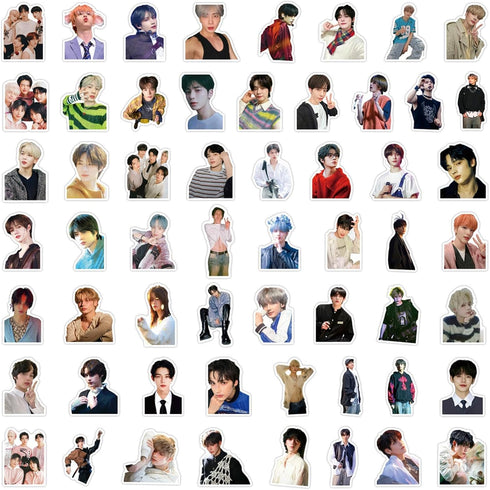 110pcs TXT Stickers for Teens Laptops,Cute Trendy Kpop Singer Boy Group Stickers Vinyl Waterproof Deals for Adult Water Bottles Journals Guitar Ph...