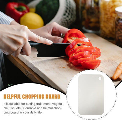 DOITOOL Cutting Boards for Kitchen, Stainless Steel Cutting Board Square Modern Chopping Block Fruit Cutting Block for Home Kitchen (9.44x5.9inch)...