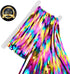 2 Packs Rainbow Party Decorations, Rainbow Foil Fringe Curtain Neon Backdrop Metallic Tinsel Photo Booth Props for Birthday Gay Pride Day Bachelor...