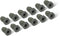 4LIFETIMELINES Steel Tube Nut, M10 by 1.0 Bubble, 3/16 Inch, 10 per Bag...