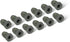 4LIFETIMELINES Steel Tube Nut, M10 by 1.0 Bubble, 3/16 Inch, 10 per Bag...