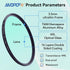 77mm MC UV Camera Filter,16 Multi-Layer Coated HD/Waterproof/Scratch Resistant UV Filter with,Ultra-Slim UV Filter for 77mm Camera Lens (77mm UV F...
