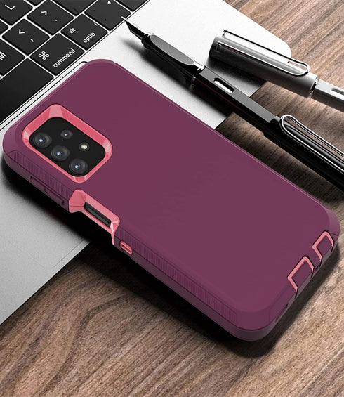 for Samsung Galaxy A32 5G Case,Shockproof Dustproof Case for iPhone Samsung Galaxy A32 5G (Purple)...