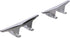 Attwood 6245-6 Chrome-Plated Zinc Cleats, 6 Inches Long, 2 3/32 inches Wide, Install with 4 Included #10 Fasteners...