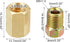 X AUTOHAUX 1 Set Brake Line Fittings Assortment for 3/16" Brake Line Tube with 6 Unions 12 Nuts...