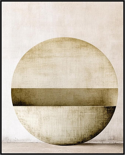 Posterizer 1 pcs-minimalist, geometric design-gold and black 4-Abstract & Modern Art-Gift for Men Women Teens-Chic Home Decor- unframed wall art...