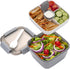 Freshmage Salad Lunch Container To Go, 52-oz Salad Bowls with 3 Compartments, Salad Dressings Container for Salad Toppings, Snacks, Men, Women (Gr...