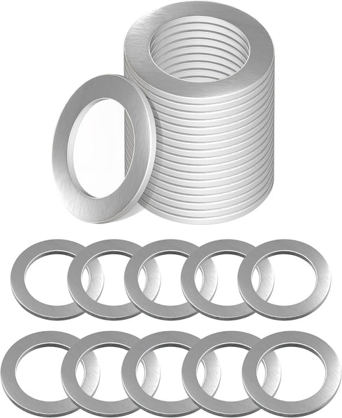20pcs Oil Drain Plug Gasket Washer Crush Seal,Car Accessories Car Sealing Gaskets Replacement,Transmission Fluid and Rear Differential Oil Drain P...
