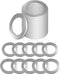 20pcs Oil Drain Plug Gasket Washer Crush Seal,Car Accessories Car Sealing Gaskets Replacement,Transmission Fluid and Rear Differential Oil Drain P...
