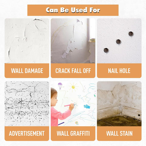 VERNY Portable Wall Paint Tool - for Effortless Cleaning & Pristine Walls, Small Roller Brush Repair Kit, Water-Based, Low VOC & Non-Toxic, Ready ...