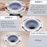 Toilet Flange Repair Kit Fits for 4 Inch 5 Inch or Special 3 Inch Drain Pipe, Universal Toilet Flange for Toilet Repair and Installation, Perfect ...