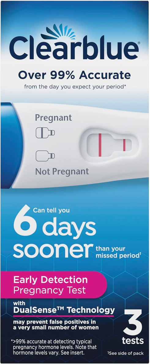 Clearblue Early Detection Pregnancy Test, 3 Ct...