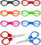 6 Pcs Folding Scissors, Small Stainless Steel Foldable Scissors, Portable Mini Travel Scissors for Home Travel School Office...
