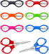 6 Pcs Folding Scissors, Small Stainless Steel Foldable Scissors, Portable Mini Travel Scissors for Home Travel School Office...