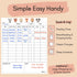 Mewl Baby Daily Log Whiteboard - Reusable Baby Tracker to Log Feeding, Diapers & Sleep - Newborn Baby Journal & Schedule Chart for New Parents, Na...