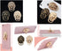 Lion Pattern Cell Phone Ring Stand Holder Colorful Cute Pattern Painted Universal Metal Buckle Finger Ring Kickstand Compatible Various Smartphone...