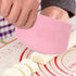 LUTER 2 Pieces 12 x 9.5 cm Pastry Horn – Plastic Dough Scraper for Kitchen, Pastry, Pancakes (Pink, White)...